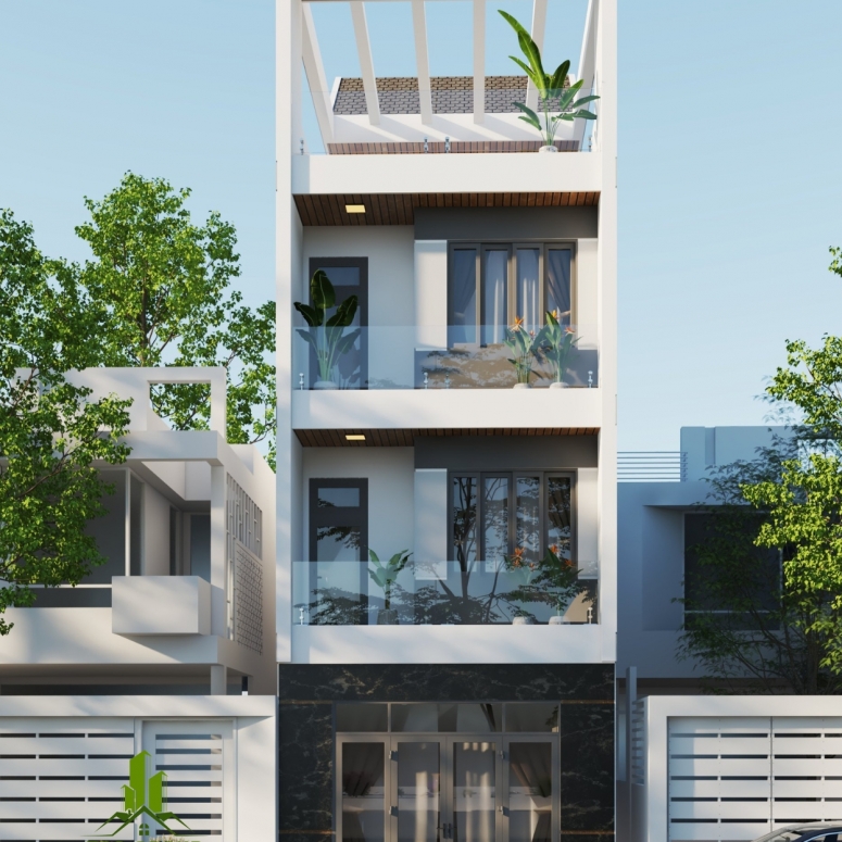 Bình’s House – Nhà Phố 1 Trệt 2 Lầu Hiện Đại Tại Dĩ An 