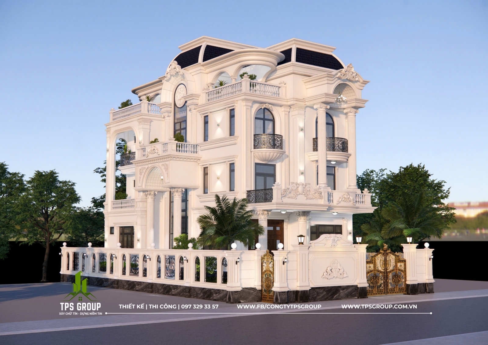 Biệt Thự Tân Cổ Điển Quận 2 – Không Gian Sống Sang Trọng, Đẳng Cấp